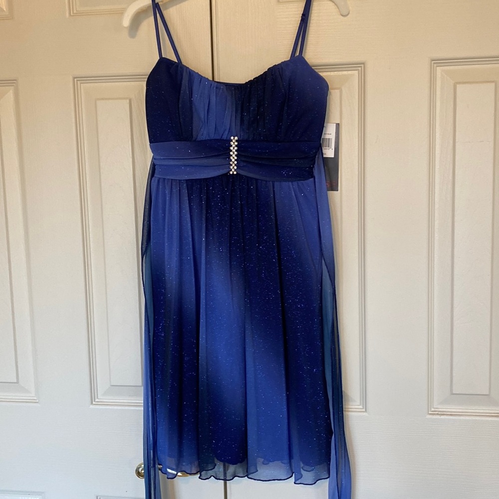 Ruby Rox, NWT,size small, Sparkly Blue, Party Dress